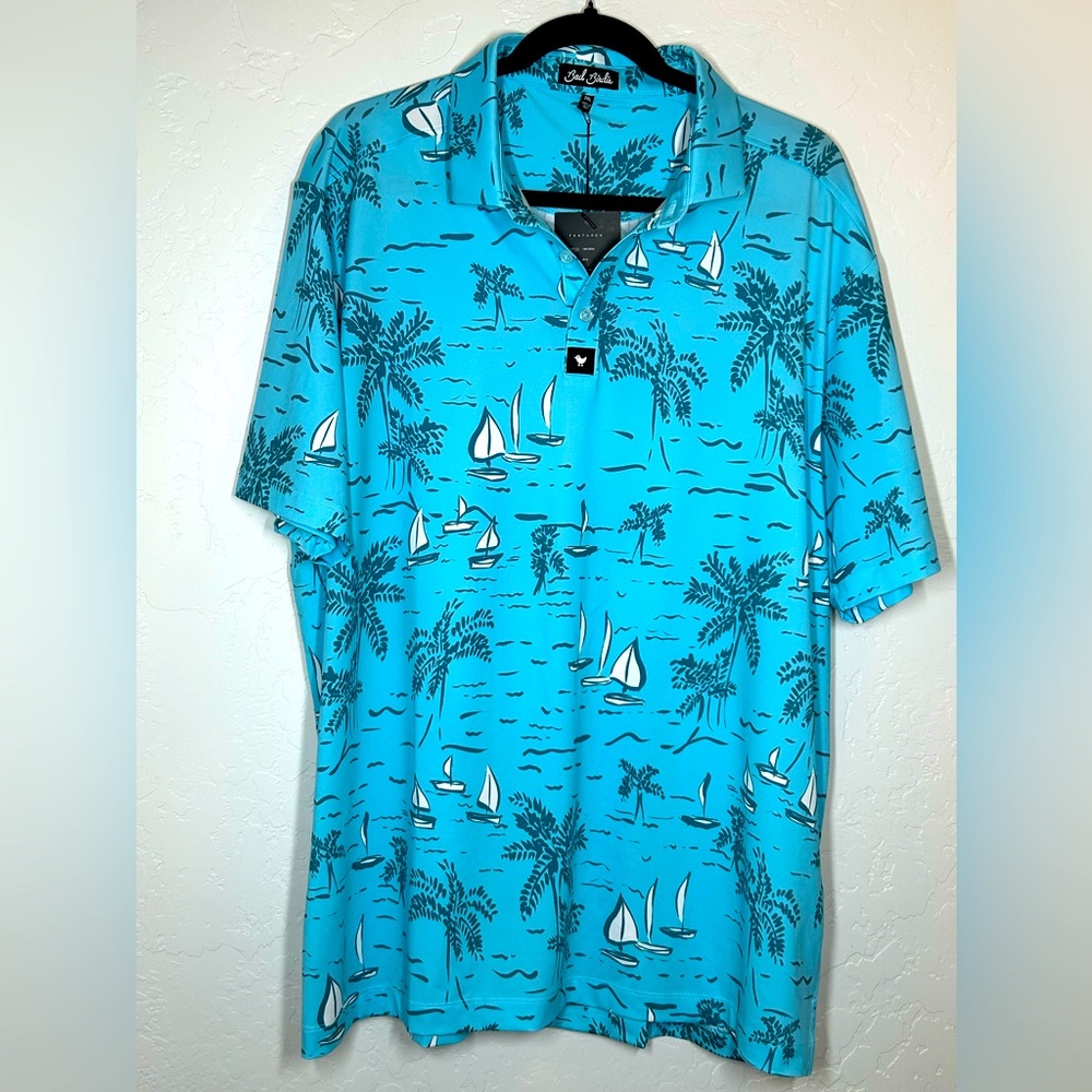Bad Birdie Men’s Polo NEW WITH TAGS Men’s 2XL XXL